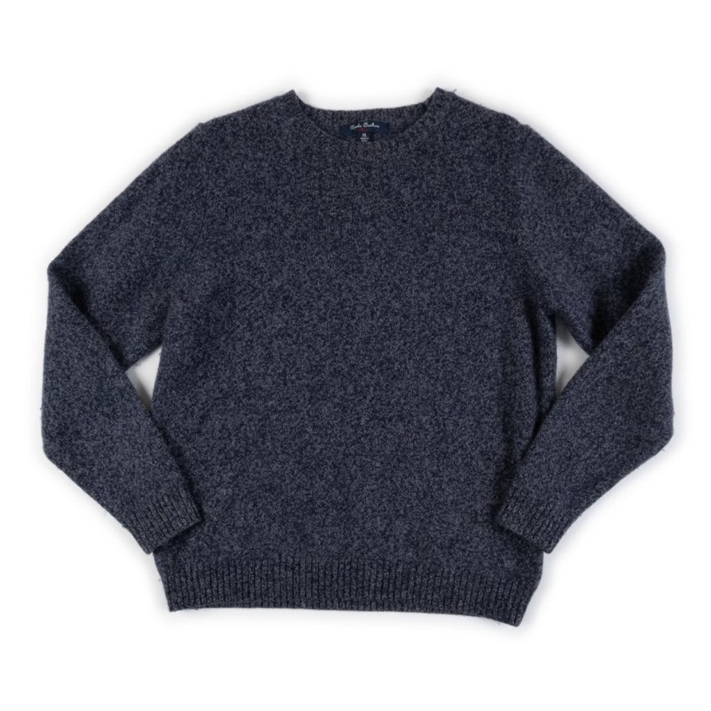 Brooks Brothers women’s navy Merino, wool crew neck sweater, XL